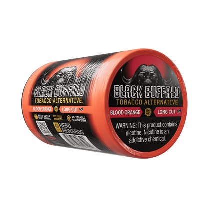 Black Buffalo Nicotine Blood Orange Long Cut | 5-Can Roll