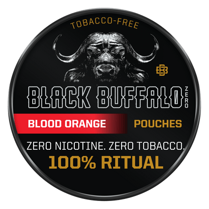 Black Buffalo Single Blood Orange ZERO Pouches Black Buffalo ZERO