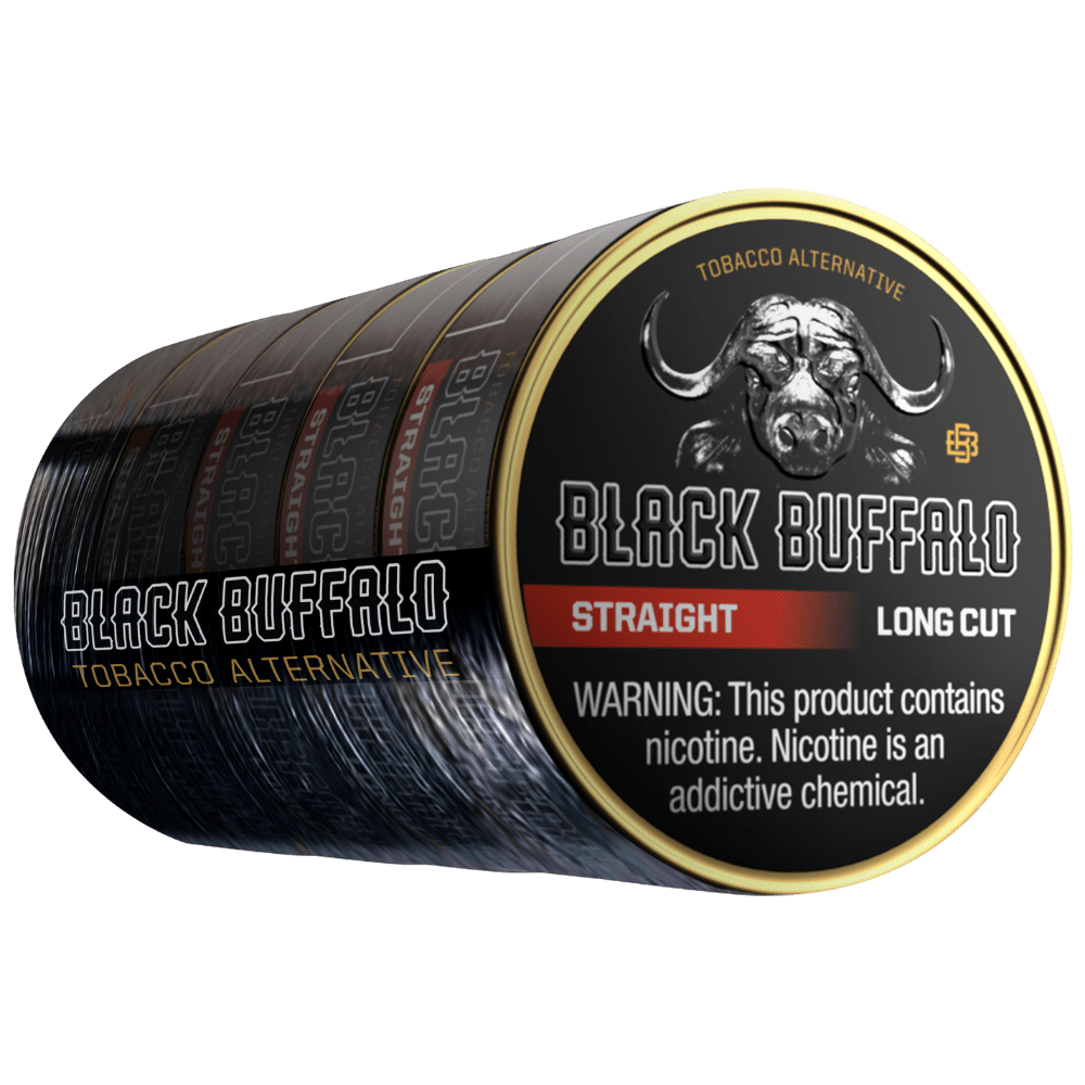 Black Buffalo Straight Long Cut Dip | 5-Can Roll