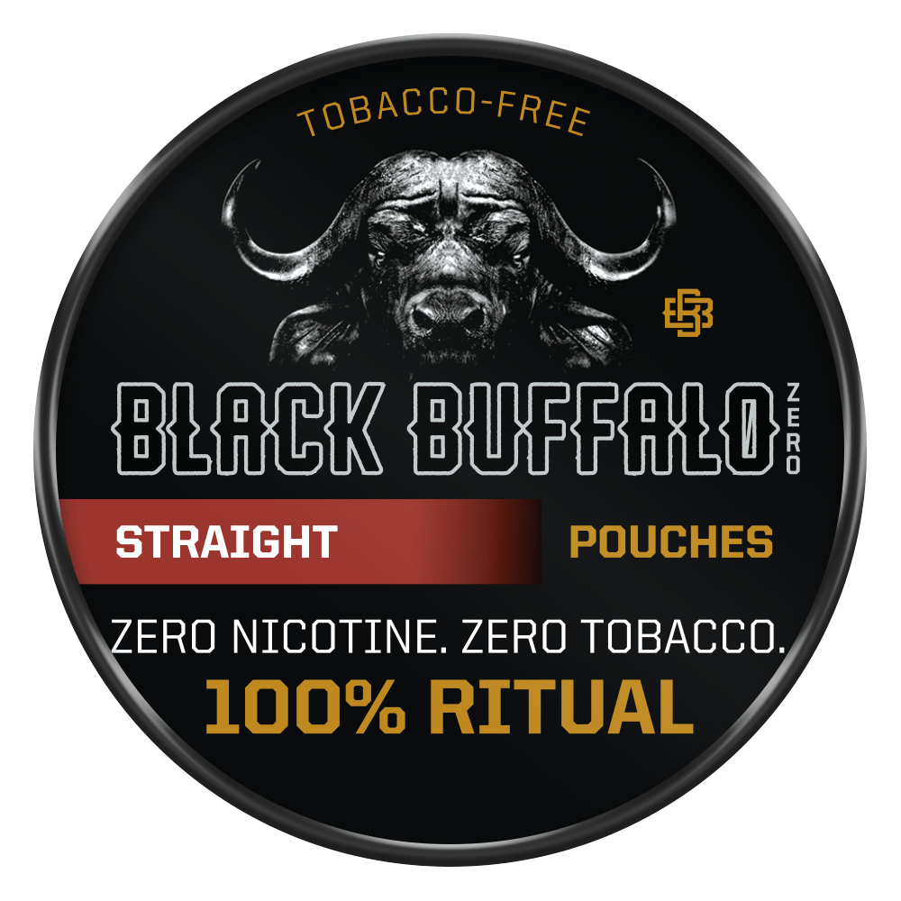Black Buffalo Single Straight ZERO Pouches Black Buffalo ZERO