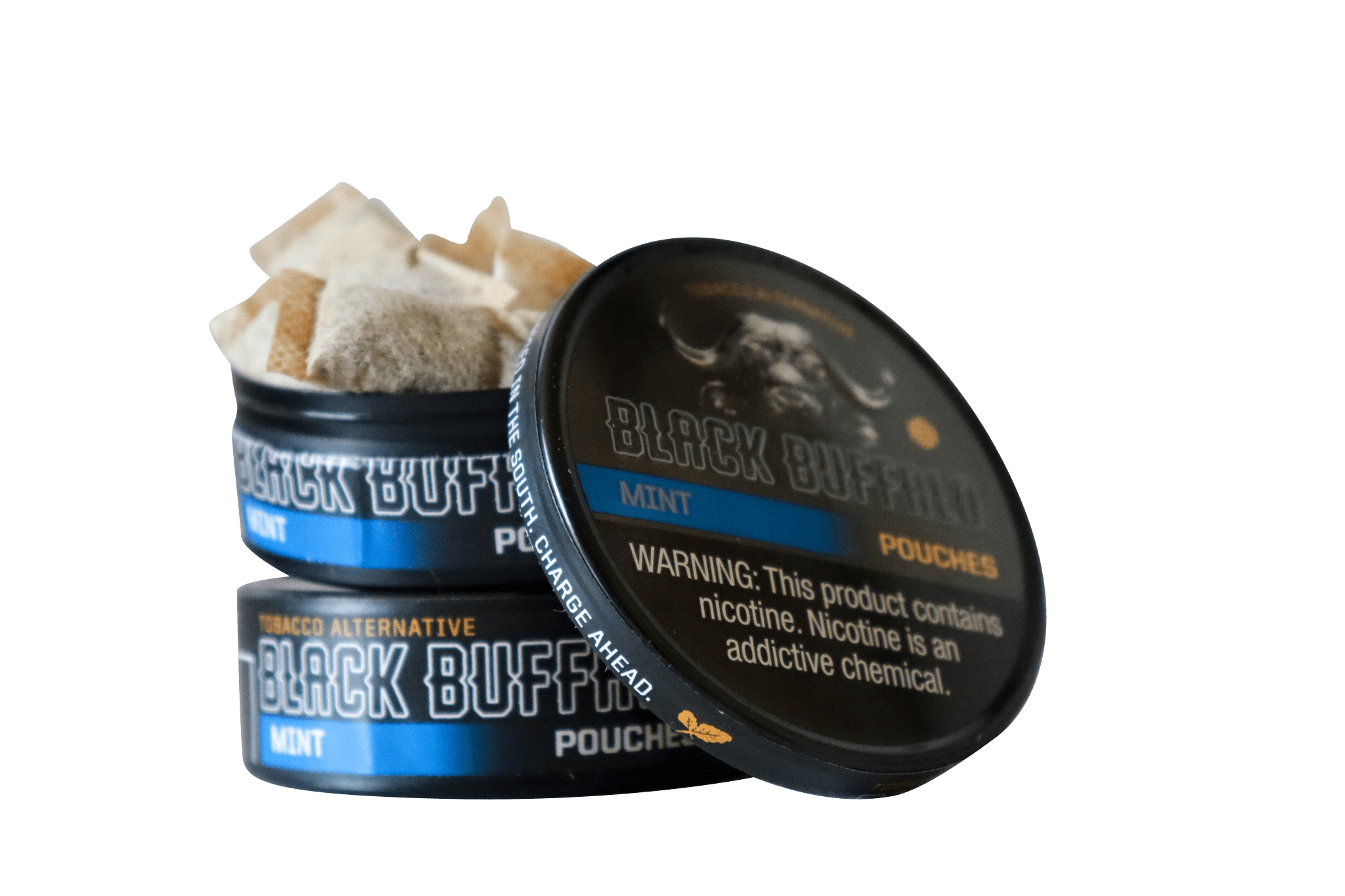 Black Buffalo Pouches / Mint / 2-Pack Black Buffalo Nicotine
